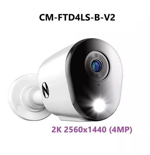 Night Owl CM-FTD4LS-B-V2 2K 2560x1440 (4MP) Wired Add-on Camera with Spotlight