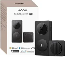 Aqara Smart Doorbell Camera G410 2K HomeKit Matter Hub Black