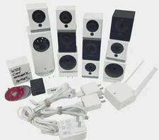 Wyze Home Security Wyze Cam v2 Wyze Pan Cam Base + More - Power Tested 12Pc Lot
