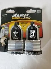 Master Lock STAINLESS MAGNUM  M1XTLJ 2" Keyed Padlock 2-Pack 2 1/2" Shackle