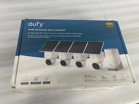 eufy SoloCam E42 HD 4K Solar Wireless Security Camera Outdoor Strobe Light AI