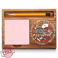 Medical Assistant Gifts Desk Decor Note Pad Holder GAA4