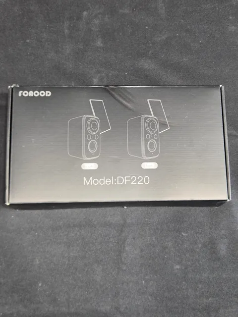 FOROOD DF220 Wireless Solar Security Camera 2-Pack Outdoor