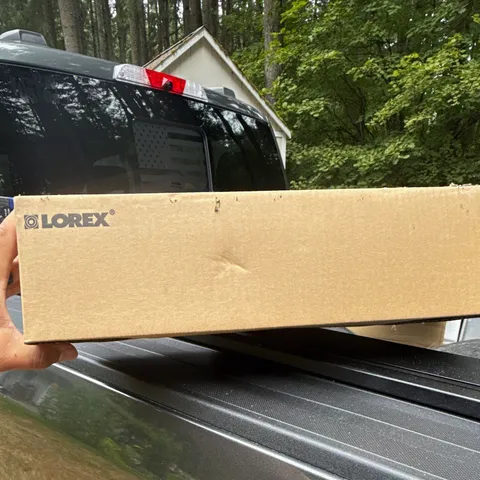 Lorex 4MP IP/Network IR Night Vision Bullet Camera Indoor/Outdoor Black LNB4321B