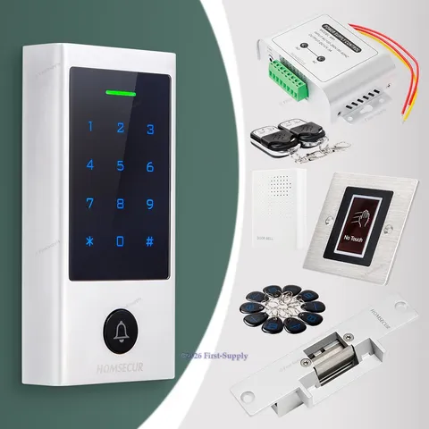 HOMSECUR Weatherproof IP66 APP WIFI Password RFID Access Control Anti-Tamper