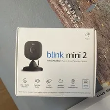 Blink Mini 2 Security Camera 1080p Wired Indoor Outdoor Night Vision Audio  NEW