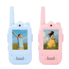 Kids Video Intercom Radio Ergonomic Design Long Distance Transfer Rechargea OSNN