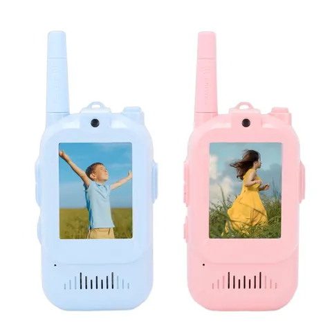 Kids Video Intercom Radio Ergonomic Design Long Distance Transfer Rechargea OSNN