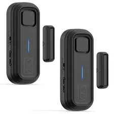 Door Alarm, Instant or 30s-4min Delayed Door Left Open Alarm, 125dB