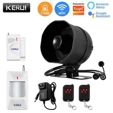 Smart WiFi 120dB Wireless Security Alarm Set APP Control Home Protection Kit