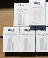 Lot of 5 blue by ADT - 4 Door & Window Sensors SSH1R0-29 + 1 Motion Sensor New