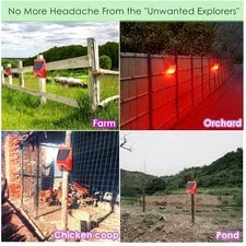 Outdoor Motion Detector Strobe Light Remote