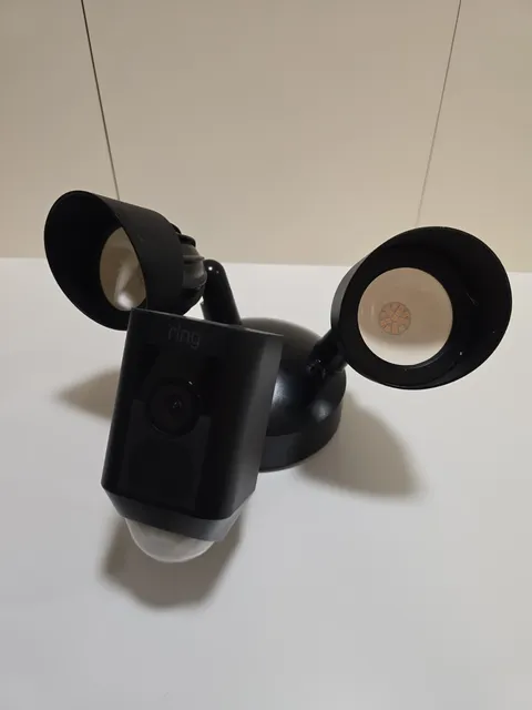 Ring 5AT3T2 Floodlight Cam Wired Plus Outdoor 1080p HD Security Camera