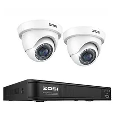 ZOSI 8CH DVR Recorder 1080P Security Camera Outdoor System 80ft Night Vision