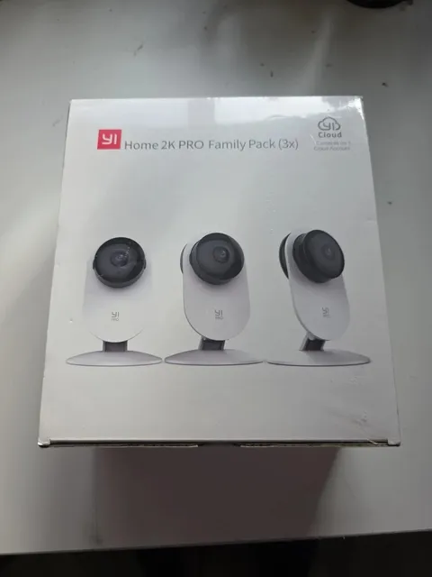 YI Pro 2K 3PC Home Security Camera 2.4G Wired Indoor Cameras for Home Security