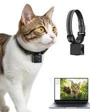 Cat Camera Collar 1080P HD Video Recorder Pet POV Action Cam for Cat