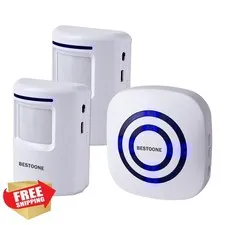 BESTOONE Wireless Driveway Alarm Motion Sensor System