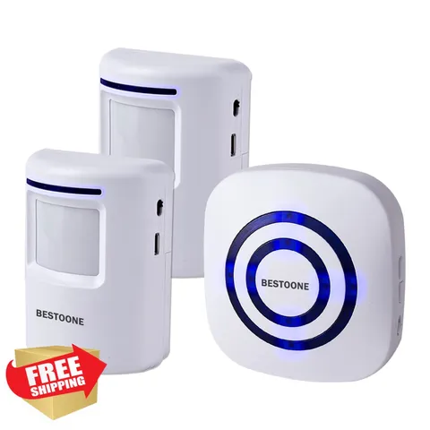 BESTOONE Wireless Driveway Alarm Motion Sensor System