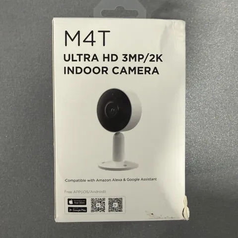 Laxihub M4-T Smart Indoor Camera, 3MP 2K Resolution, Mountable 360 UNUSED