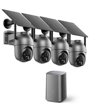 Security Cameras Wireless Outdoor (4-cam-kit), No Subscription Fee