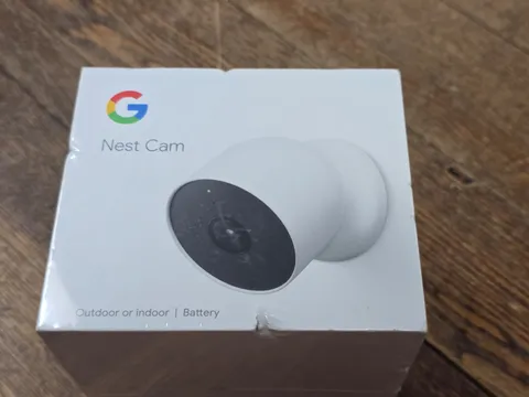 ⚡ GOOGLE G3AL9 Indoor/Outdoor Nest Cam Battery Security Camera Snow