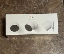 Google Nest Cam Battery Outdoor Or Indoor Wireless Security Camera (3 Pack)-Seal