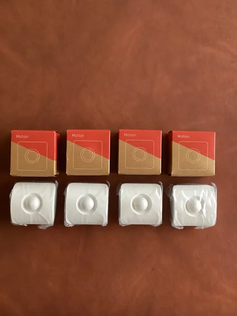 (4) SimpliSafe Motion Sensor White MS3 Generation 3 - Open Box