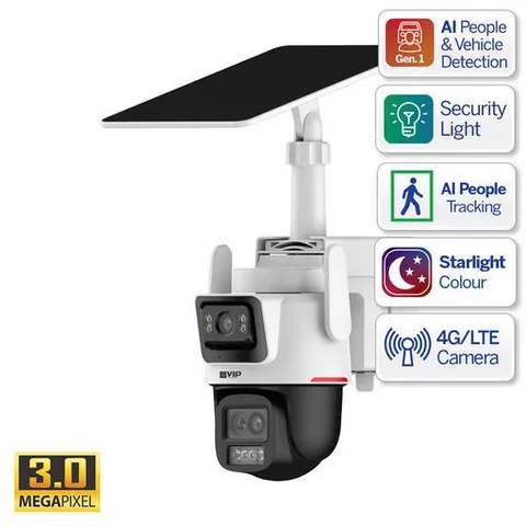 3MP 4G AI MULTI-VISION PTZ STANDALONE SOLAR CAMERA
