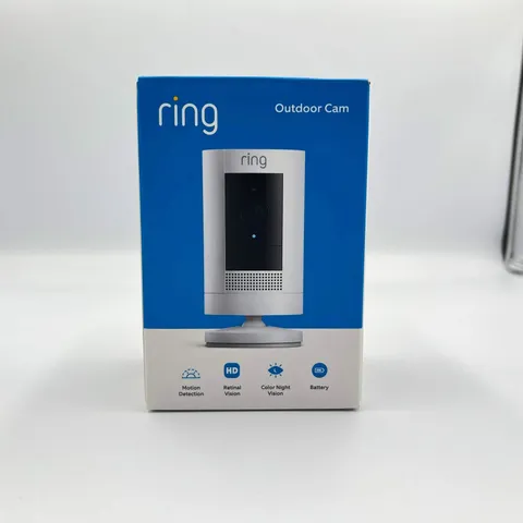 New Ring Outdoor Cam Wifi Camera Unclaimed