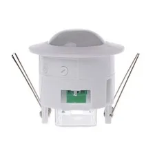 110-240V AC Adjustable 360° Ceiling PIR Body Motion Sensor Detector Lam