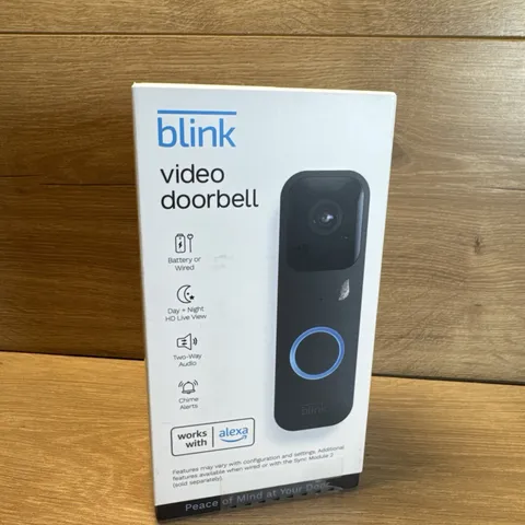 Blink Video Doorbell Security Camera New In Box