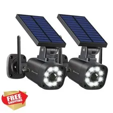 Techage SL669 fake security camera Black 2pk