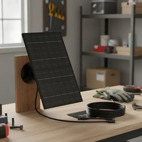 High-Efficiency 6W Solar Charger for Cameras –  Waterproof, Adjustable Mount