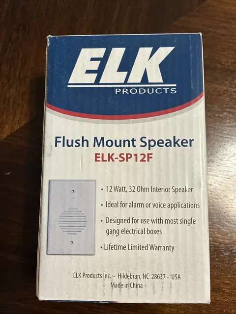 ELK SP12F Flush Mount Speaker