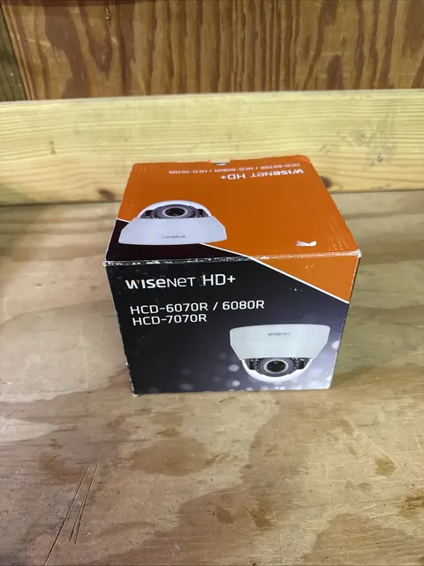 New Hanwha Wisenet HD+ HCV-6070R 2MP 1080p Analog HD IR Dome Security Camera