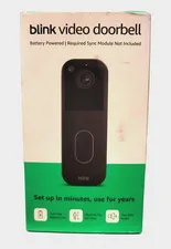 Blink Wireless Video Doorbell 2nd Gen Newest Model Black HD, NEW/SEALED