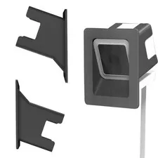 2 Pack Angled Window Mount for Wyze Window /Cam v4 v3, 20 Degrees Tilt (Up/Do...