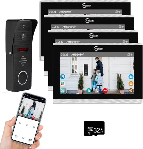 TUYA Smart Home 10" WiFi Video Intercom: Touchscreen Door Phone Kit with Monitor