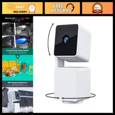 1080p Wi-Fi Smart Home Security Camera, Indoor/Outdoor, Pan/Tilt/Zoom, Color Nig