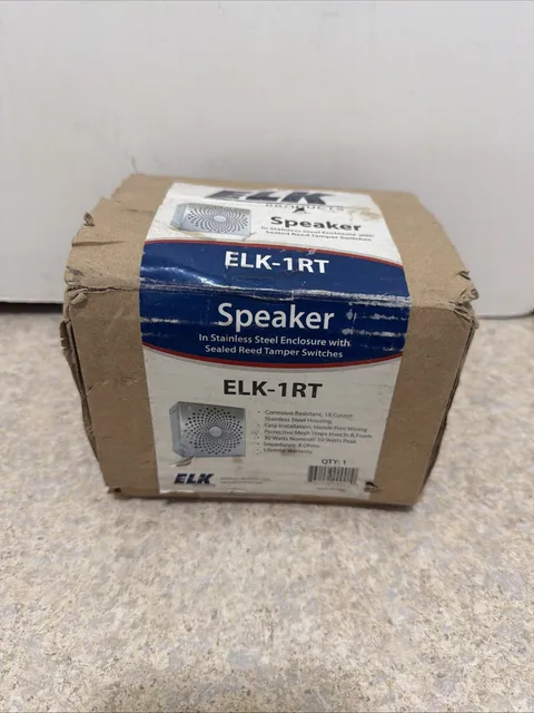 ELK-1RT Stainless Steel Speaker New In Original Box