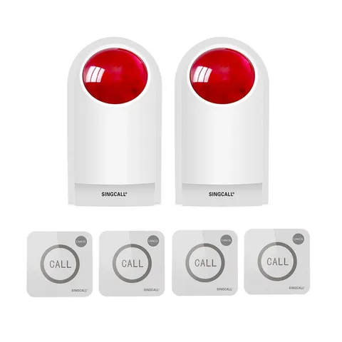 SINGCALL Siren Alarm Button SOS Alert System