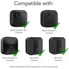 Solar Panel with Internal Battery for Blink Cameras