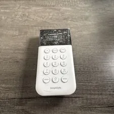 SimpliSafe Alarm Security Wireless Keypad Pinpad KP3W White 3rd Gen New