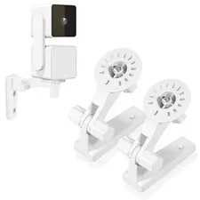 Adjustable Wall Mount Bracket Holder Compatible With Wyze Cam Pan V3 2P