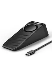 130dB Rechargeable Door Stop Alarm Security System with Alarm Stopper Black