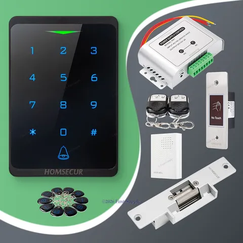 HOMSECUR Weatherproof IP66 APP WIFI Password RFID Access Control Anti-Tamper
