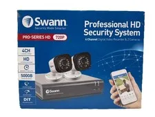 Swann Pro-Series HD 720P 2-Camera DVR Security System SWDVK-416002 New open box