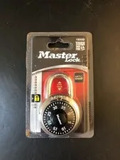 Master Lock Anti-Shim 3-Digit Combination Lock #1500D Vf2
