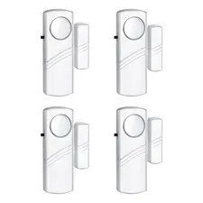Security alarm for doors and windows 4 pieces, anti-theft alarm for3719