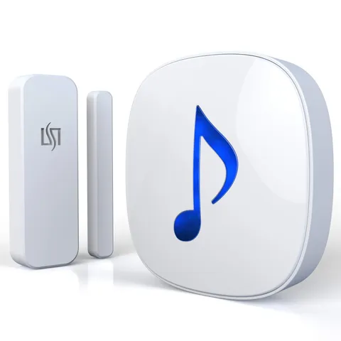 Wireless Door/Window Magnetic Sensor Alarm-600 Feet Long Wireless Transmissio...
